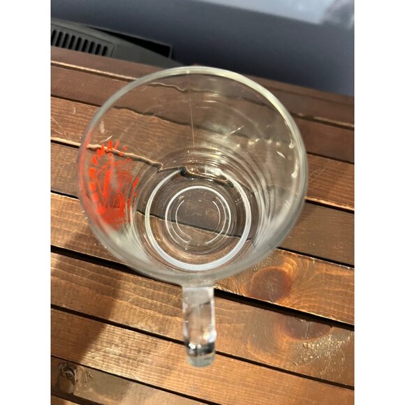 Marshall Fields 1995 Santa Bear Glass Mug Christmas Drinkware Dept Store 1990s - Picture 5 of 6